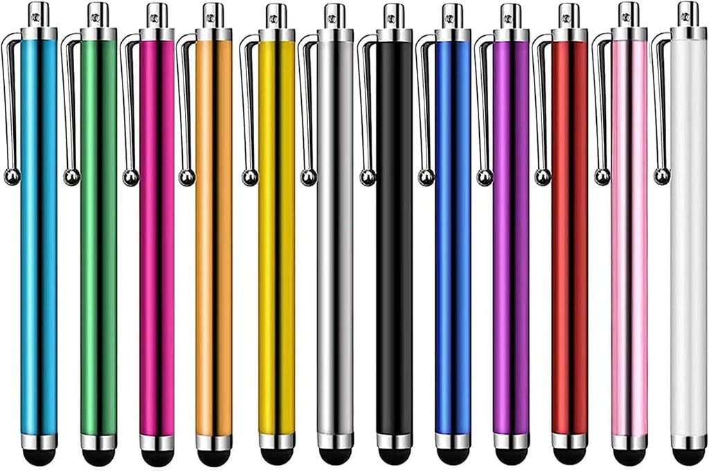 Stylus Pens for Touch Screens, 12Pack Universal Capacitive Touch Screen Pens for Tablets, Samsung Galaxy, Smartphones, All Universal Touch Screen Devices