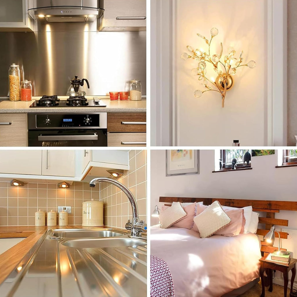 G4 Halogen Light Bulbs 20W 12V, 10 Pack Clear Capsule 2 Pin Lamp Bulb Halogen Pin Base Warm White Dimmable [Energy Class G]